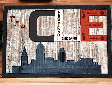 Sign with Mirrored Acrylic - large - cle