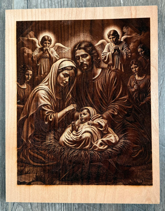 Cherry - 8 x 10  - Jesus Birth 3D
