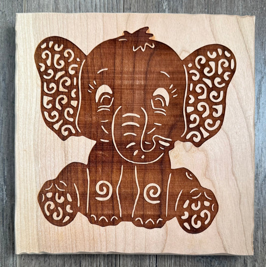 Cherry - 8 x 8 - Elephant
