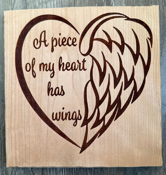 Cherry - 8 x 8 - A Piece Of My Heart