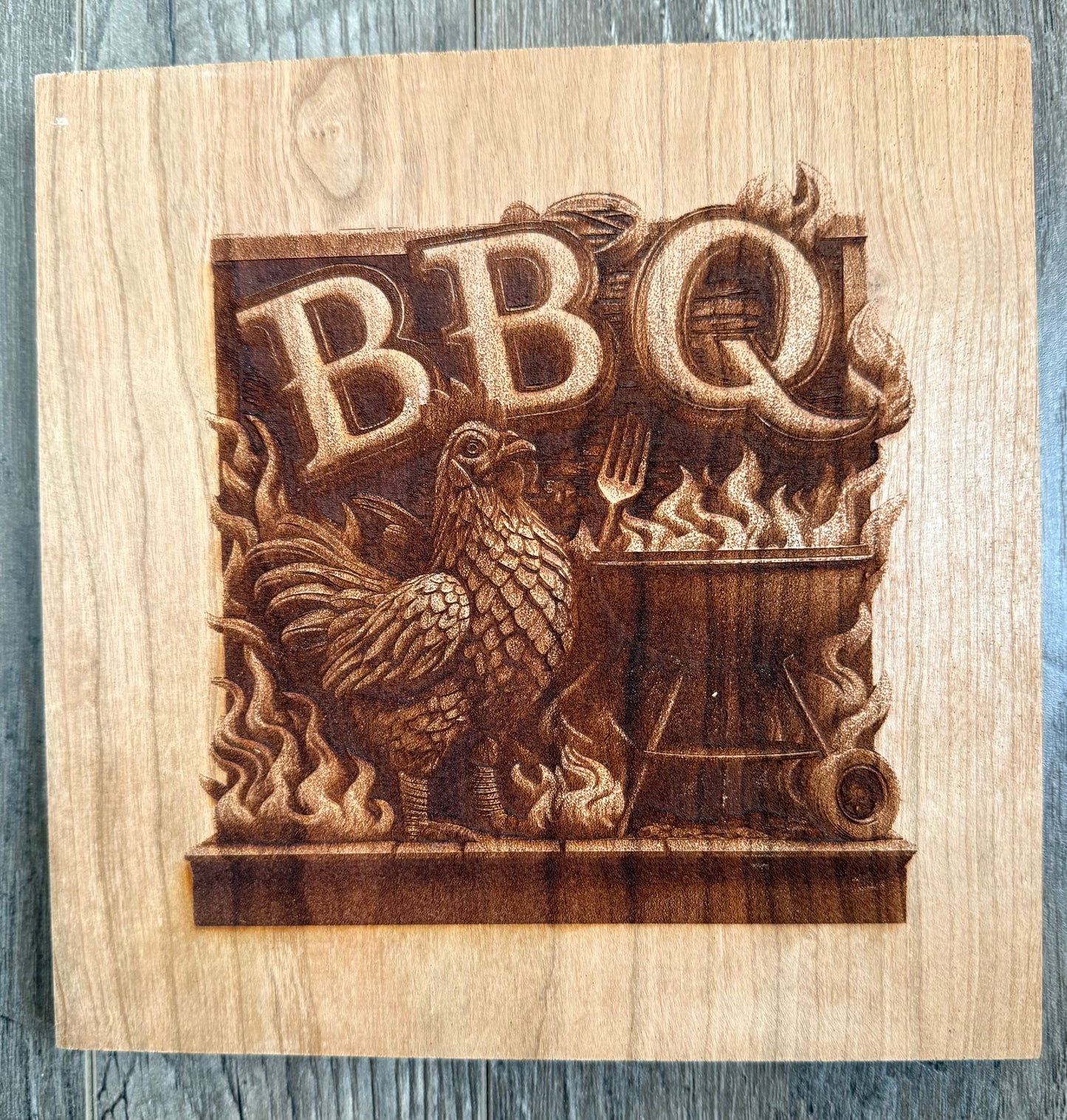 8x8 BBQ Chicken at the Grill