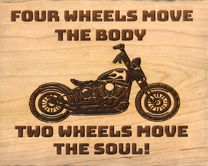 Cherry - 8 x 10  - Wheels Move The Body
